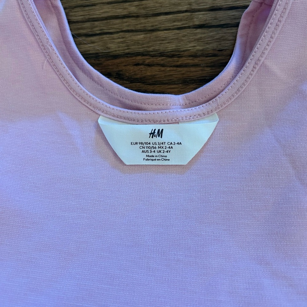 H&M 3/4T Pink Tulle Dress with Flared Skirt - Picture 6 of 9